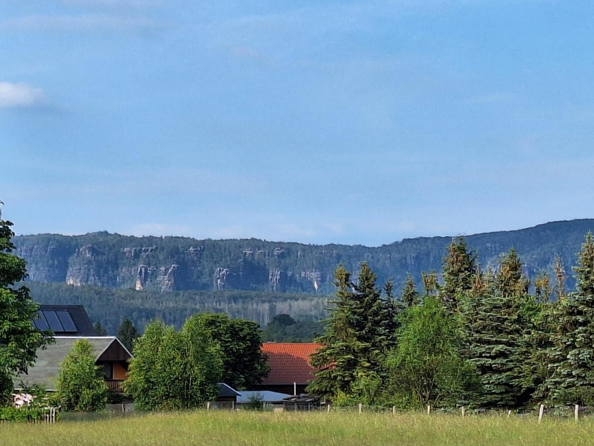 Ferienwohnung Blick Zum Zirkelstein Reinhardtsdorf-Schona Exteriér fotografie